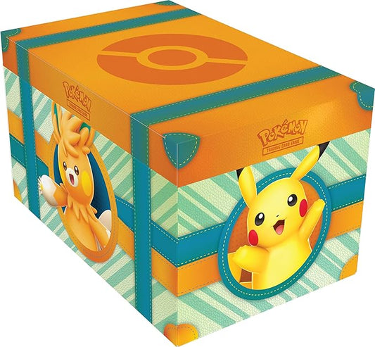 Pokémon: Coffre Aventure à Paldea du JCC Pokémon (7 Cartes Promo Brillantes et 6 boosters)