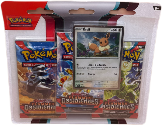 Tripack flammes obsidiennes