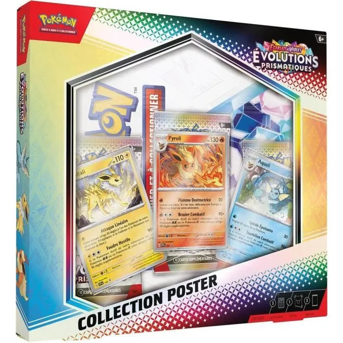 Pokémon : Écarlate et Violet – évolutions prismatiques EV08.5 : Coffret Poster